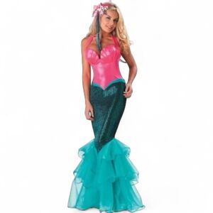 In character Deluxe  Womens Size Small Mermaid Costume Halloween